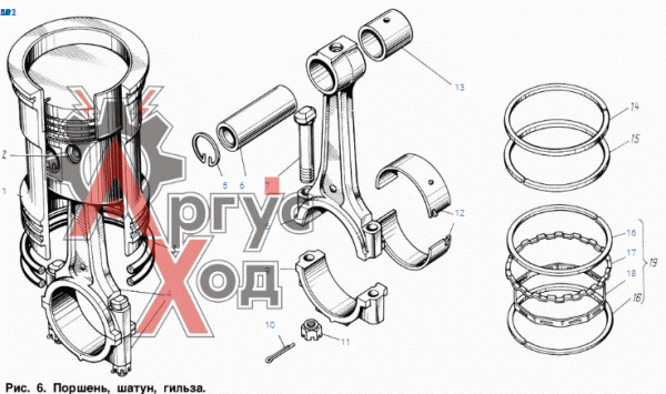 130-1004062-20 Болт крышки шатуна